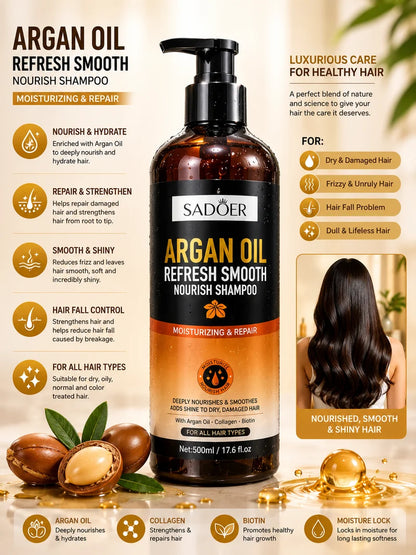 SADOER Argan Oil Refresh Smooth Shampoo