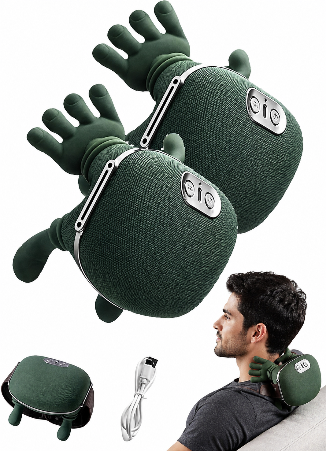 Neck and Back Massager for Pain Relief Deep Tissue