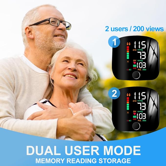 Wrist Electronic Digital Blood Pressure Monitor | جهاز قياس ضغط الدم الإلكتروني للمعصم