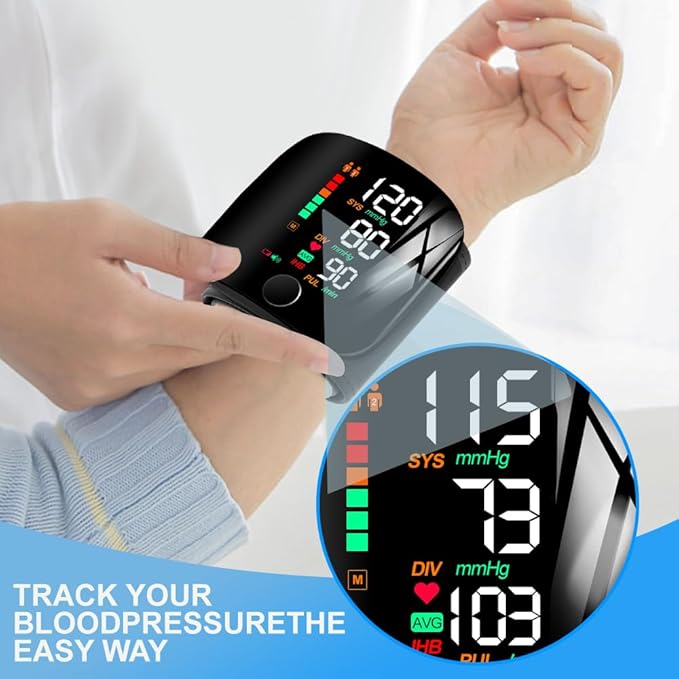 Wrist Electronic Digital Blood Pressure Monitor | جهاز قياس ضغط الدم الإلكتروني للمعصم